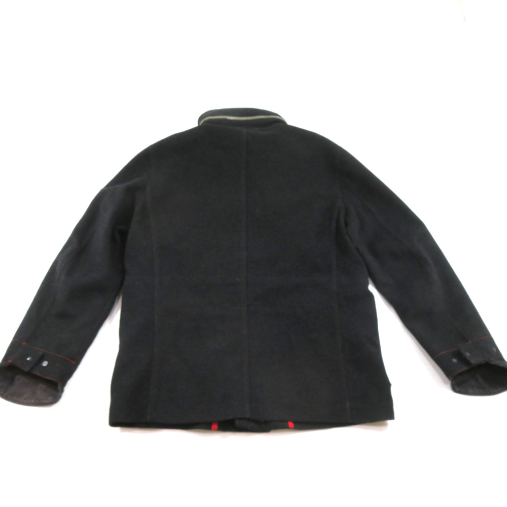 Victorinox Jacket Mens L Black Military Lined Winter Coat Mens Sz L - Picture 2 of 6